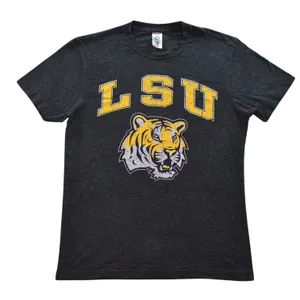 New Agenda LSU Tigers T-Shirt Womens Small Gray Heathered Graphic Tee NCAA S thumbnail 1