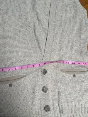 Woolrich Wool Knit Sweater cardigan Vest with Pockets and Buttons medium thumbnail 9