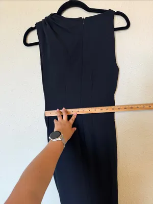 House of CB Keoni Blacl Asymmetric Draped Maxi dress nwot size XS $289 thumbnail 11