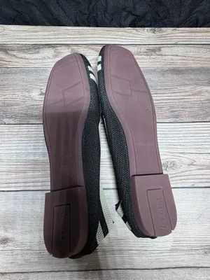 FASHION Women’s Black Cream Mesh Flats Slip On Shoes Size 40 thumbnail 3