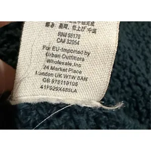 Free People long line open‎ knit snap closure oversized teal cardigan sz XS thumbnail 8