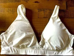 Pip & Vine By Rosie‎ Pope Ivory Nylon Padded Wireless Bra thumbnail 1