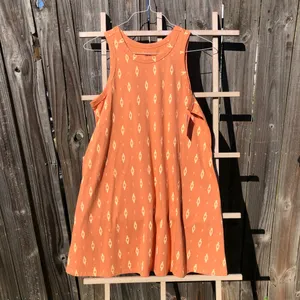 🛍️Sonoma Women’s Cotton Sleeveless Printed Shift Sun Dress Size Large thumbnail 2