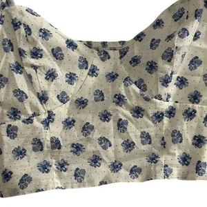 Crystal Sky‎ Women's Floral Two-Piece Set Blue Off-Shoulder L thumbnail 4