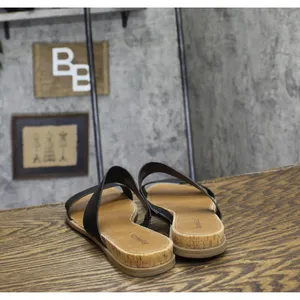 Style & Co. Womens Elliee Flat Sandals 10020656300 Black / Brown 10.5M thumbnail 4