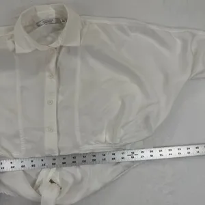 & Other Stories Tie Front‎ Button Up Shirt Top Blouse Los Angeles Atelier 8 READ thumbnail 3