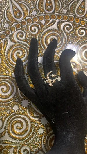 Moon And Star Ring Gold thumbnail 2