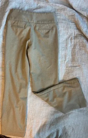 Banana Republic Harrison Tan Wool Blend Stretch Wide Leg Trousers Pants 4 362333 thumbnail 1