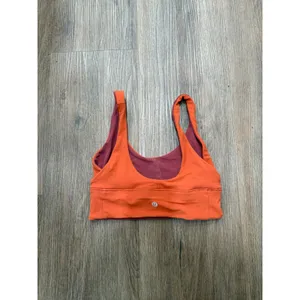 Lululemon‎ Align Reversible Bra Orange Berry Nulu Light Support Size 4 LW2DABS thumbnail 2