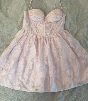 Kiss the Sky Bustier Lace Mini Dress thumbnail 1