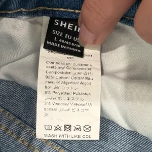 Light Blue Denim with White Stitching Size L thumbnail 5
