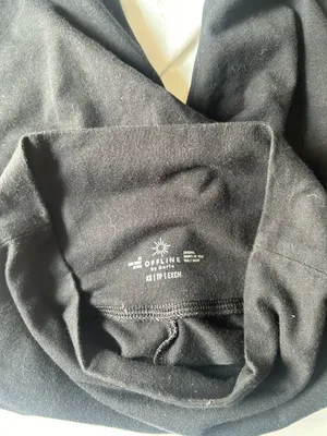 Aerie Black Biker Shorts thumbnail 3