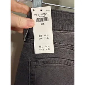 Hollister High Rise Washed Black Flare Jeans 00 25x31 NWT Y2K Dark Academia Edgy thumbnail 5