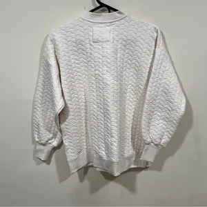 NWT Anthropologie Grey State TEDDI PULLOVER Color: Eggnog size XS thumbnail 11