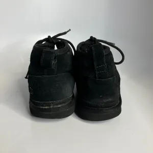 UGG black‎ suede Neumel chukka boots women's size 6 trendy cozy winter casual thumbnail 4