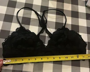 Aerie Women’s Black Lace Bralette Size Medium thumbnail 12