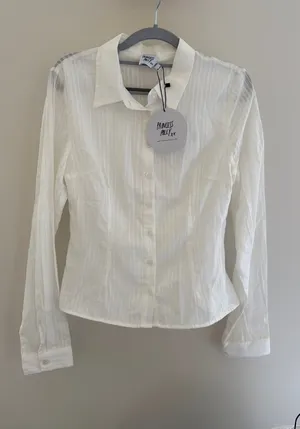 Princess Polly Fogler Shirt White 6 thumbnail 1