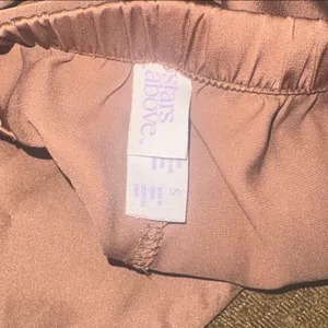 Stars Above Gold Satin Pajama Shorts thumbnail 3
