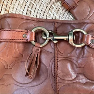 Coach Vivica Italian Leather Logo Embossed Riding Boots thumbnail 5