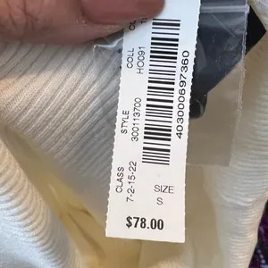 White House Black Market White Sweater nwt‎ thumbnail 6