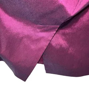 Adrianna Papell Cross neck burgundy midi pencil dress size 6 party business form thumbnail 4