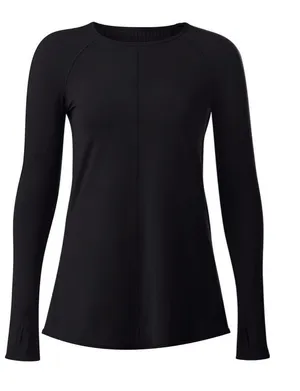 1031. Lululemon Making Moves Long Sleeve ptp 21 Black Size 10 thumbnail 1