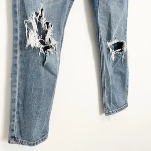 Abercrombie High Rise Distressed Mom‎ Jeans 28 Grunge Punk Retro Slouchy 90s thumbnail 3