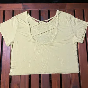 American Eagle Yellow Women's Top size M thumbnail 6