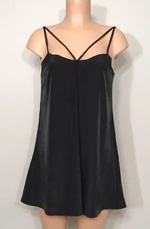 Lovers + Friends New. Silky spaghetti double spaghetti strap mini. thumbnail 1