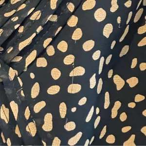 Urban Outfitters V-Neck Flutter Sleeve Leopard‎ Dress Brown Black Size Small NWT thumbnail 3