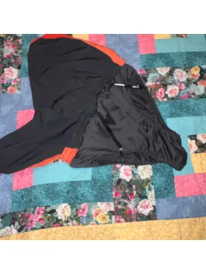 Nike Dri-FIT Running Athletic Shorts Woman’s Size Small Black and Red With Liner thumbnail 6