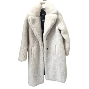 Faux fur coat from lulus. thumbnail 2