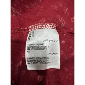 Style & Co. Women's 3X Floral Knit‎ Top Long Sleeve Scarlet Red Blouse thumbnail 5