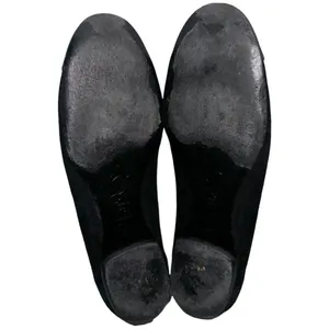 Delman New York Women’s Size 7 Black Metallic Patent Toe Brook Ballet Flats thumbnail 8