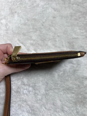MICHAEL Michael Kors Signature Monogram Coin Purse Wristlet thumbnail 5