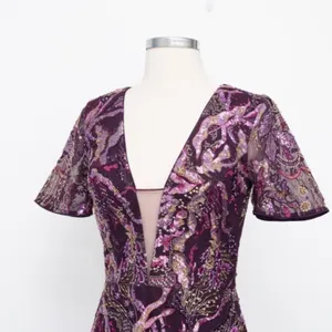 Dress The Population Floral‎ Sequin Embroidery Mini Dress thumbnail 5