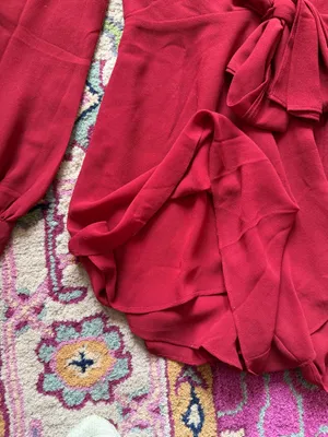 Cotton Candy LA red bow romper thumbnail 3