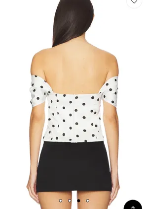 Revolve More to come polka dot top thumbnail 2