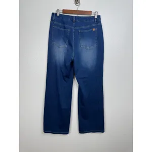 Halara Womens Wide Leg High Waisted Denim Jeans Medium Wash Size M‎ Regular thumbnail 2