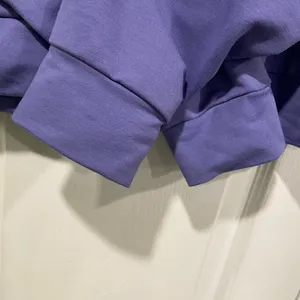 PUMA Purple Cropped Hoodie Size L Keeps You Dry Athletic Pullover Sweatshirt thumbnail 5