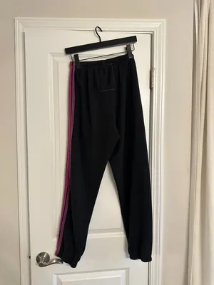 AVIATOR NATION Stripe Sweatpants in Charcoal Size Small thumbnail 6