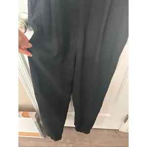 Old navy women’s jumpsuit romper linen mix size s with pockets one piece pants s thumbnail 2