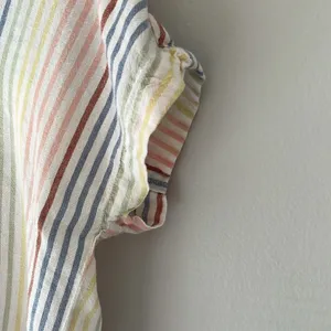 Marine Layer cuffed cotton short sleeved button down shirt. Size XS thumbnail 2