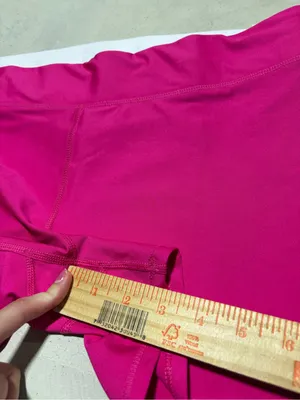 DSG NWTWomen’s Hot Pink compression mid-rise Shorts xl thumbnail 4