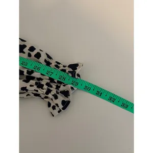 Giffniseti Maxi Dress Sz‎ 1XL Dalmatian Print High-Low Cutout Ruffle Boho thumbnail 13