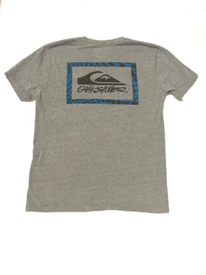 Quiksilver Tee Shirt gray and blue  thumbnail 3