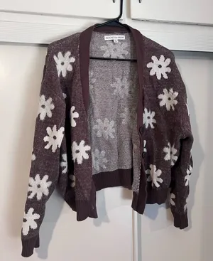 Beyond The Radar Cardigan Purple Size L thumbnail 1