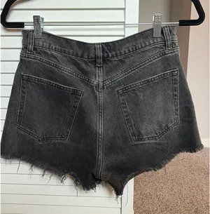 Black Jean shorts  thumbnail 2