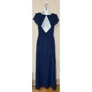 Modcloth You're Flowing Places Dark Blue Maxi Dress Size 2 NWT!!! thumbnail 4