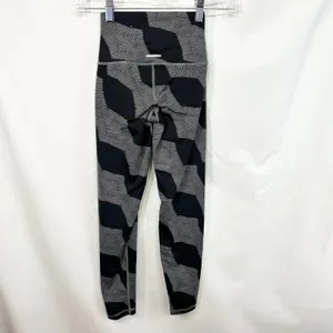 Aerie XXS Leggings Black High Waisted Athletic Chill Play Move Athleisure 1437 thumbnail 2